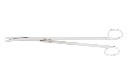 Miltex - Dissecting Scissors Metzenbaum-Nelson 9 Inch Length OR Grade German Stainless Steel NonSterile Finger Ring Handle Curved Blade Blunt Tip / Blunt Tip - 5-188