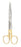 Miltex Miltex Carb-N-Sert Operating Scissors 5-1/2 Inch Length Surgical Grade Stainless Steel / Tungsten Carbide NonSterile Finger Ring Handle Straight Blade Sharp/Sharp - 5-6TC