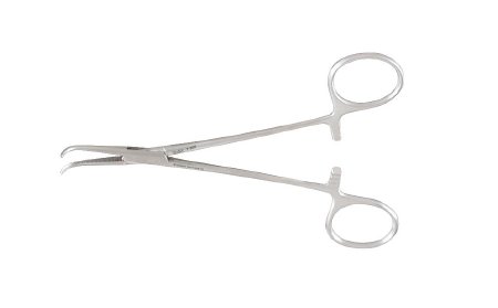 Miltex Miltex Thoracic Forceps Gemini-Mixter 5-1/2 Inch OR Grade Stainless Steel (German) NonSterile Ratchet Lock Finger Ring Handle Full Curved Delicate Serrated Tips - 7-255