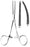 Miltex - Hemostatic Forceps Kocher 5-1/2 Inch Length OR Grade German Stainless Steel NonSterile Ratchet Lock Finger Ring Handle Straight Serrated Tips with 1 X 2 Teeth - 7-66