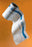 Cardinal Convertors Sterilization Roll EO Gas / Steam 9 Inch X 100 feet Transparent / Blue Heat Seal Paper / Film - T90009