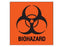 Shamrock Scientific Pre-Printed Label Warning Label BIOHAZARD Red 1 X 1 Inch - SBH-8