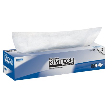 Kimtech Science Kimwipes - Delicate Task Wipe Light Duty White NonSterile 2 Ply Tissue 11-4/5 X 11-4/5 Inch Disposable - 34705