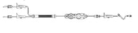 B. Braun Outlook Pump Set 10 Drops / mL Drip Rate 131 Inch Tubing - V7490