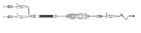 B. Braun Outlook Pump Set 10 Drops / mL Drip Rate 131 Inch Tubing - V7490