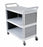 Lagasse Rubbermaid Utility Cart 20 X 40.625 X 37.81 Inch 3 Shelves White - RCP4093CRE