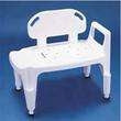 Carex - Bath Transfer Bench Fixed Handle 17-1/2 to 22-1/2 Inch Seat Height 400 lbs. Weight Capacity - FGB17000 0000