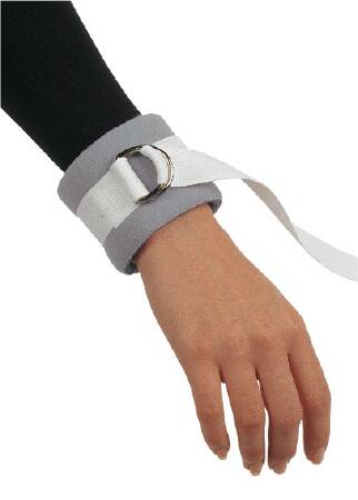 DJO Procare Wrist / Ankle Restraint One Size Fits Most Hook and Loop / D-Ring Closure 1-Strap - 79-90100