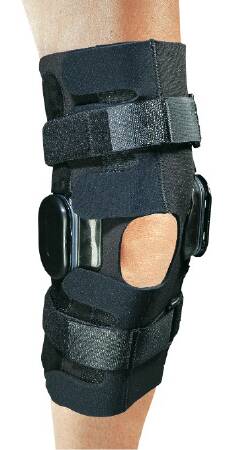 DJO ACTION Knee Immobilizer X-Large Hook and Loop Closure 17 Inch Length Left or Right Knee - 79-94418