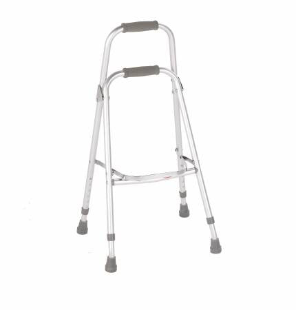 Apex-Carex Healthcare Carex Hemi Side Step Folding Walker Adjustable Height Aluminum Frame 300 lbs. Weight Capacity 30 to 35 Inch Height - FGA873C0 0000