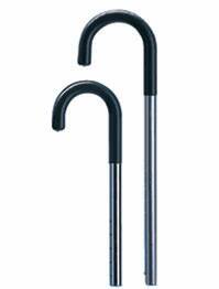 Carex - Round Handle Cane Aluminum 29 to 38 Inch Height Silver - FGA76100 0000