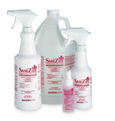 SaniZide Plus - Surface Disinfectant Cleaner Quaternary Based Manual Pour Liquid 1 gal. Jug Ammonia Scent NonSterile - 34815