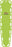 Ultra Vue - Backboard 600 lbs. Weight Capacity Lime Green High Density Polyethylene - 35775-LG