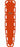 Fleming Industries Ultra Vue Backboard 600 lbs. Orange High Density Polyethylene - 35775-ORP
