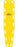Fleming Industries Ultra Vue Backboard 600 lbs. Yellow High Density Polyethylene - 35775P-Y