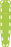 Fleming Industries Base Backboard 400 lbs. Lime Green High Density Polyethylene - 35850-LG