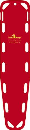 Base - Backboard 400 lbs. Weight Capacity Red High Density Polyethylene - 35850P-RD