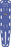 Fleming Industries Ultra Loc Backboard 1100 lbs. Royal Blue High Density Polyethylene - 35900PB