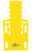 Fleming Industries Ultra Short Short Board Not Rated Yellow High Density Polyethylene - 35955-Y