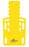 Fleming Industries Ultra Short Short Board Not Rated Yellow High Density Polyethylene - 35955-Y
