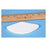 Superior Felt & Filtration,LLC Pad Orthopedic Felt 1/4" Thick Longitudinal White 100/Package - MPAD-056