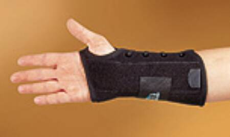 Hely & Weber Titan Wrist Wrist Splint Cock-Down Nylon / Felt Right Hand Black One Size Fits Most - 450-RT