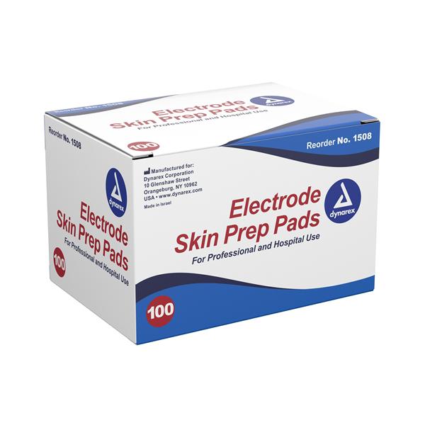 Dynarex Corporation Prep Pad Electrode Dynamed 100/Bx, 10 Bx/Ca - 1508