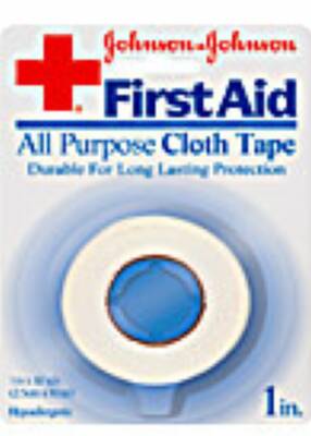 Johnson & Johnson Consumer Zonas Athletic Tape Porous Cotton 1 Inch X 10 Yard White NonSterile - 381370051046