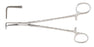 Miltex Miltex Hemostatic Forceps Mosquito 8-1/4 Inch OR Grade Stainless Steel (German) NonSterile Ratchet Lock Finger Ring Handle Angled Delicate Serrated Tips - 7-254