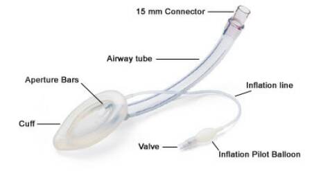 LMA Unique Plus Pack - Laryngeal Mask Adult User Size 4 Clear Sterile Disposable - 128040