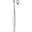 Sklar Merit Dermal Curette Fox 5-1/2 Inch Length Single-ended Flat Handle Size 4, 5 X 7 mm Tip Straight Blunt Serrated Fenestrated Oval Tip - 98-416