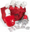 Life/form Basic Buddy - CPR Manikin Convenience Pack Four Basic Buddies, Two Baby Buddies, Six Lung Installation Tools, 40 Basic Buddy Lung Bags, 20 Baby Buddy Lung Bags, and Carrying Bag - LF03732