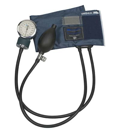 Mabis Healthcare Precision Aneroid Sphygmomanometer Pocket Style Hand Held 2-Tube Child Size Arm - 01-140-015