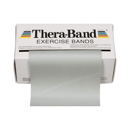 TheraBand - Exercise Resistance Band Silver 6 Inch X 6 Yard 2X-Heavy Resistance - 20070