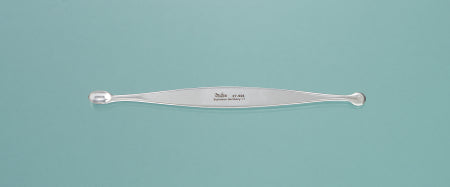 Miltex - Bone Curette Volkmann 5 Inch Length Double-ended Handle 6 X 10 mm Tip / 7 mm Tip Oval Cup Tip / Round Cup Tip - 27-924