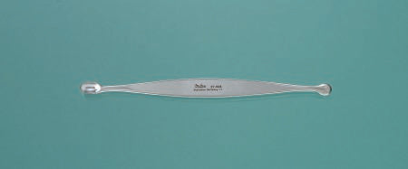 Miltex Miltex Bone Curette Volkmann 5 Inch Length Double-ended Handle 6 X 10 mm Tip / 7 mm Tip Oval Cup Tip / Round Cup Tip - 27-924