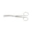 Miltex - Operating Scissors 5-1/2 Inch Length OR Grade German Stainless Steel NonSterile Finger Ring Handle Curved Blade Blunt Tip / Blunt Tip - 5-56