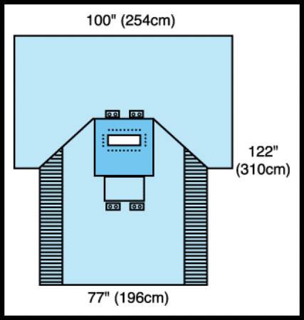 Convertors Tiburon - Abdominal Drape Pack - 29121