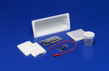 Kenguard - Intermittent Catheter Tray Open System 14 Fr. Red Rubber - 75035
