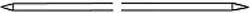 Micro-Aire - Orthopedic Wire K-Wire Double Trocar Points Sterile Stainless Steel 1.1 mm X 9 Inch - 1600-945