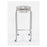 Blickman Industries Stand Basin 8-1/2Qt Stainless Steel 15X15X36" Silver With Shelf Ea - 717807000