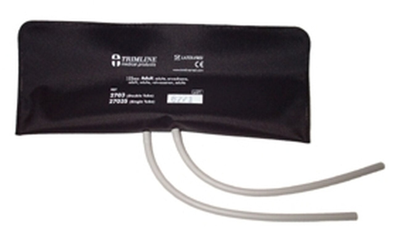 Welch Allyn Balanced BP Cuff Bladder (Bladder Only), Size 12 Large Adult, Reusable, 2-Tubes (10 in. ), Female Luer-Slip (1391) Connectors - 2702