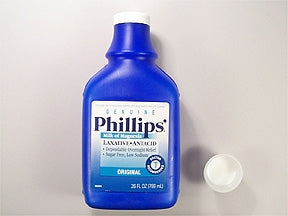 Bayer Phillips' Milk of Magnesia Laxative Original Flavor Liquid 26 oz. 400 mg / 5 mL Strength Magnesium Hydroxide - 12843035303
