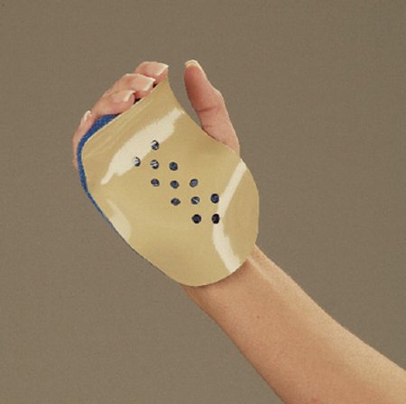 DeRoyal Short Metacarpal - Hand Splint Aluminum / Foam Left Hand Beige / Blue One Size Fits Most - 9135-02