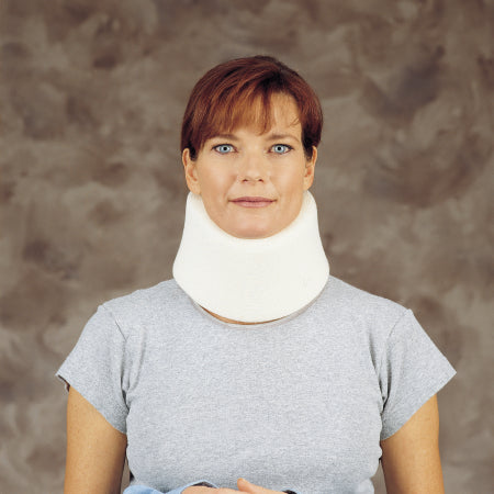 Deroyal Cervical Collar  Contoured / Medium Density Adult Medium One-Piece 3-1/2 Inch Height 20-1/2 Inch Length - 1030-02