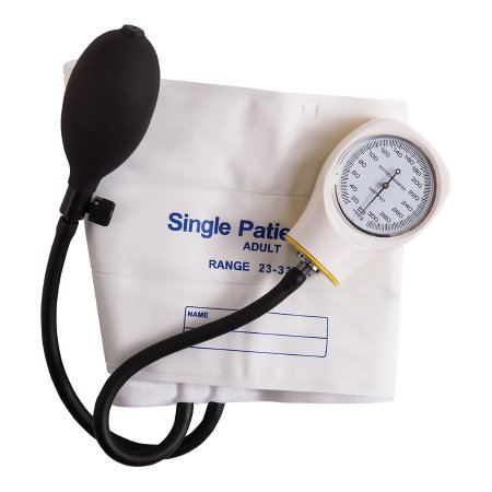 Mabis - Aneroid Sphygmomanometer Unit 2-Tubes Adult Large Cuff - 06-148-191