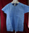 O&M Halyard Inc Scrub Shirt Medium Blue 1 Pocket Short Sleeves Unisex - 69701