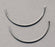 Aspen Surgical Products Richard-Allan Suture Needle 1/2 Circle Taper Point - Light Needle Improved Mayo Catgut Type Size 5 Needle - 222205