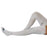 Alba Healthcare C.A.R.E. Anti-embolism Stockings Thigh High X-Large / Long White Inspection Toe - 473-05