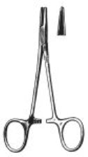 Integra Lifesciences - Needle Holder 6-3/4 Inch Length Serrated Jaws Finger Ring Handle - 8-23
